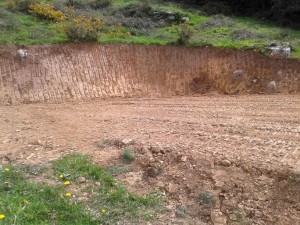 Nivelado y preparación de terreno. Movimeinto de tierras en Donostia.