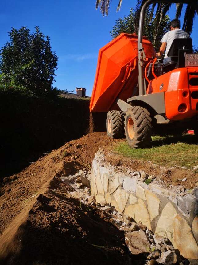 obras,excavaciones ,jardineria en Donostia
